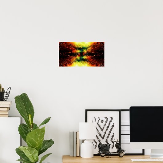 Fiery Fusion Poster (Heimbüro)