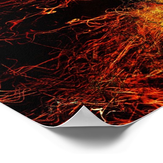 Fiery Fusion Poster (Ecke)