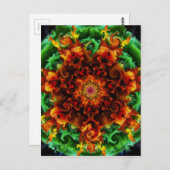 Fiery Garden Postkarte (Vorne/Hinten)
