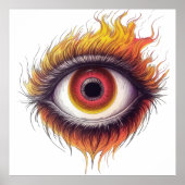 Fiery Gaze Poster (Vorne)