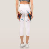 Fiery Heartbeat Leggings - Fett Anatomisches Herz  (Rückseite)