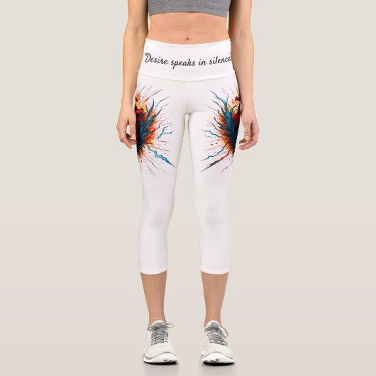 Fiery Heartbeat Leggings - "Lieber Speaks in Silen (Vorderseite)