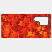 Fiery Herbstmaple-Blätter Samsung Galaxy Hülle (Rückseite (Horizontal))