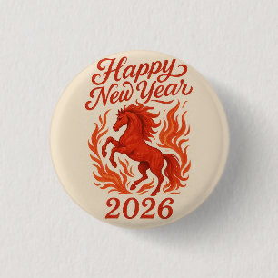 Fiery Horse 2026 Button