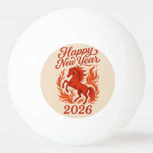 Fiery Horse 2026 Tischtennisball