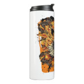 Fiery Inferno Cat Thermosbecher (Nach links gedreht)