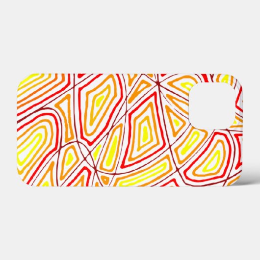 Fiery iPhone Case (Rückseite (Horizontal))