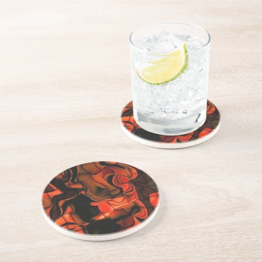 Fiery Jigsaw Untersetzer (Seite)