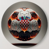 Fiery Kroan Soccer Ball Button (Vorderseite)