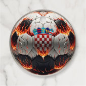 Fiery Kroan Soccer Ball Geschenkanhänger (Rückseite)
