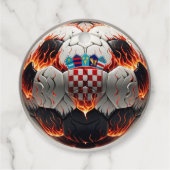 Fiery Kroan Soccer Ball Geschenkanhänger (Vorderseite)