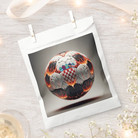 Fiery Kroan Soccer Ball Geschenktütchen (Ausgeschnitten)
