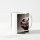 Fiery Kroan Soccer Ball Kaffeetasse (VorderseiteRechts)