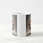 Fiery Kroan Soccer Ball Kaffeetasse (Mittel)