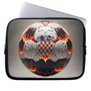 Fiery Kroan Soccer Ball Laptopschutzhülle
