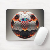 Fiery Kroan Soccer Ball Mousepad (Mit Mouse)