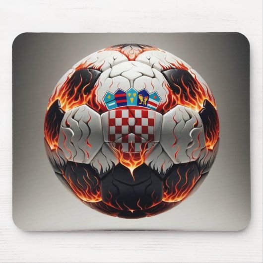 Fiery Kroan Soccer Ball Mousepad (Vorne)
