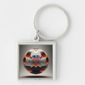 Fiery Kroan Soccer Ball Schlüsselanhänger (Vorne)