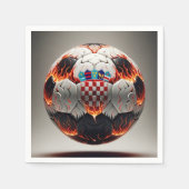Fiery Kroan Soccer Ball Serviette (Vorderseite)