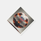 Fiery Kroan Soccer Ball Serviette (Ecke)