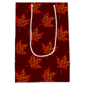 Fiery Leaf Mittlere Geschenktüte (Rückseite)