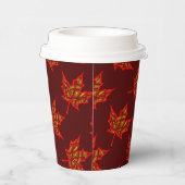 Fiery Leaf Paper Cup Pappbecher (Rechts)