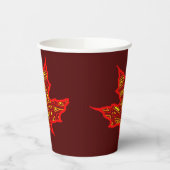 Fiery Leaf Paper Cup Pappbecher (Links)