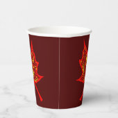 Fiery Leaf Paper Cup Pappbecher (Rechts)