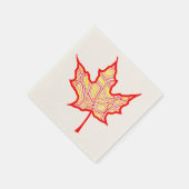 Fiery Leaf Serviette (Ecke)
