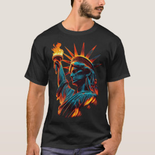 Fiery Liberty T-Shirt