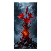 Fiery Lily Fantasy Poster (Vorderseite)