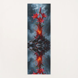 Fiery Lily Fantasy Yogamatte