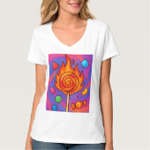Fiery Lollipop T-Shirt (Vorderseite)