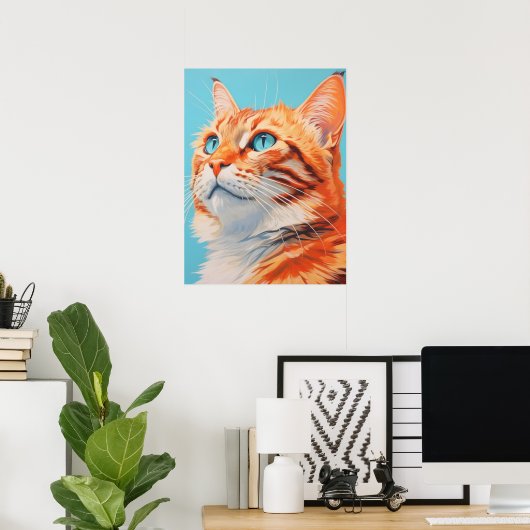 Fiery Majesty Poster (Heimbüro)