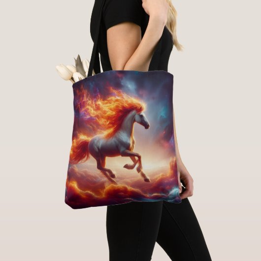 Fiery Mane Horse Tasche (Von Nahem)