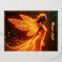 Fiery Märchen Rot-Leuchtflügel niedlicher Zauberne