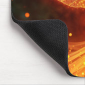 Fiery Märchen Rot-Leuchtflügel niedlicher Zauberne Mousepad (Ecke)