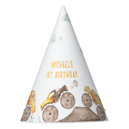 Fiery Monster Trucks Partyhütchen