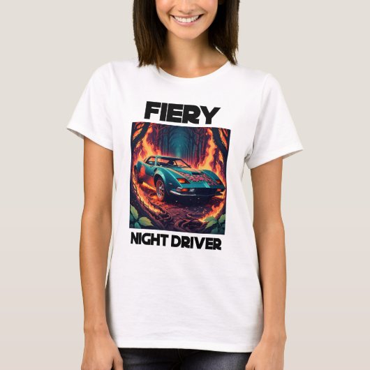 Fiery Night Driver T-Shirt (Vorderseite)