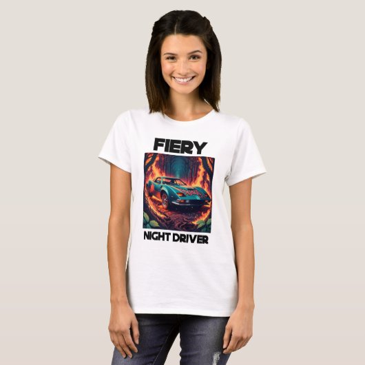 Fiery Night Driver T-Shirt (Vorne ganz)