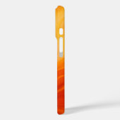 Fiery Orange Gold Marble iPhone / iPad Gehäuse Case-Mate iPhone Hülle (Rückseite / Links)