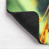 Fiery Orange Lily Blume Mousepad (Ecke)