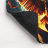 Fiery Owl Moonrise Mousepad (Ecke)