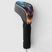 Fiery Owl Phoenix Ascension Golf Headcover (angewinkelt)