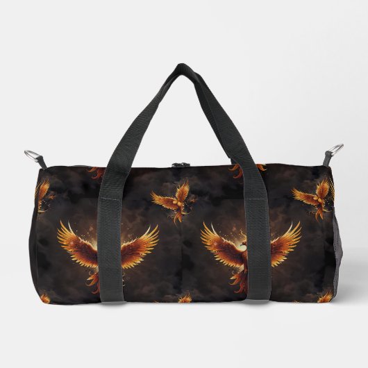 Fiery Phoenix Cushion Duffle Bag (Vorderseite)
