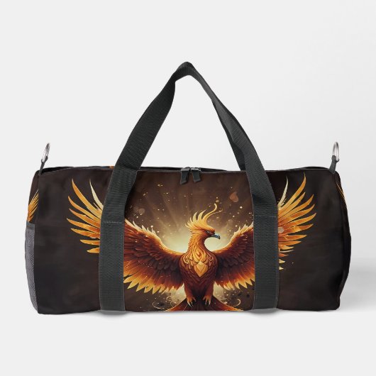 Fiery Phoenix Cushion Duffle Bag (Rückseite)