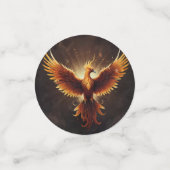 Fiery Phoenix Cushion Konfetti (Klein Vorderseite)