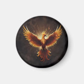 Fiery Phoenix Cushion Magnet (Vorne)