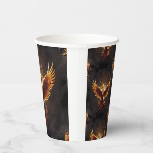Fiery Phoenix Cushion Pappbecher (Rechts)
