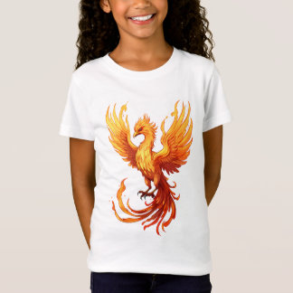 Fiery Phoenix Flying Rising aus den Aschen T-Shirt